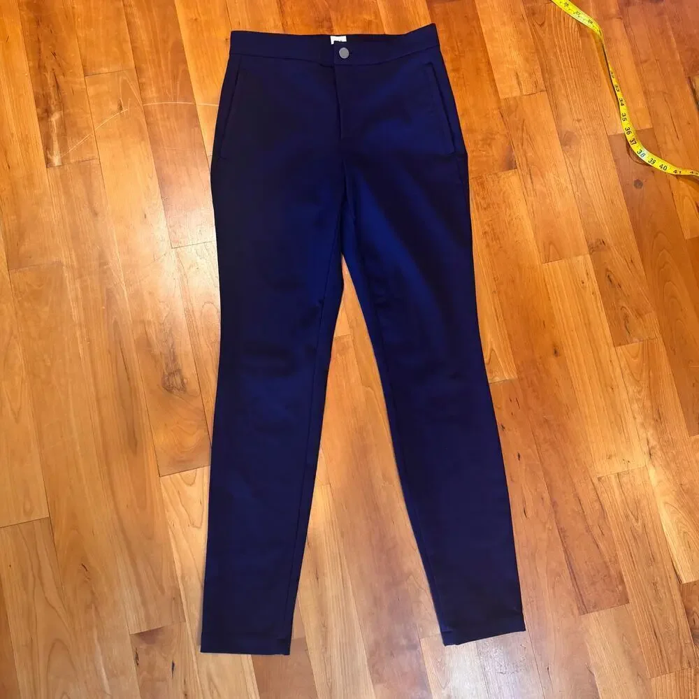 Gap Skinny High Rise new Pants navy blue size 2 XS New NWOT work